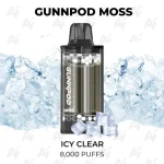 GunnPod Moss Icy Clear 8000 Puffs