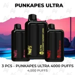 3 PCS - Punkapes Ultra 4000 Puffs