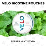 VELO Nicotine Pouches - Pepper Mint Storm