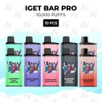 10 PCS - IGET Bar Pro 10000 Puffs