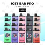 20 PCS - IGET Bar Pro 10000 Puffs