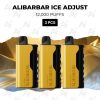 3 pcs alibarbar ice adjust 12000 puffs