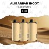 3 pcs alibarbar ingot 9000 puffs