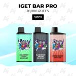 3 PCS - IGET Bar Pro 10000 Puffs