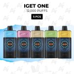 5 PCS - IGET One 12000 Puffs