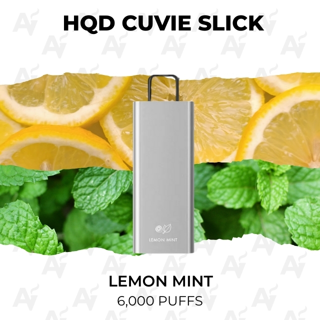 hqd cuvie slick 6000 puffs lemon mint