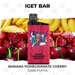 IGET Bar Banana Pomegranate Cherry 3500 Puffs