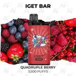 IGET Bar Quadruple Berry 3500 Puffs