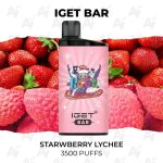 IGET Bar Strawberry Lychee 3500 Puffs