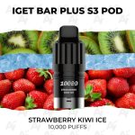 IGET Bar Plus S3 Pod Strawberry Kiwi 10000 Puffs