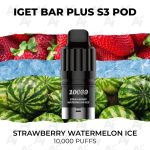 IGET Bar Plus S3 Pod Strawberry Watermelon 10000 Puffs