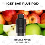 IGET Bar Plus Pod Double Apple 6000 Puffs