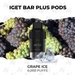 IGET Bar Plus Pod Grape Ice 6000 Puffs