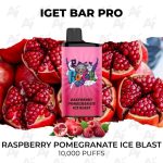 IGET Bar Pro Raspberry Pomegranate Ice Blast 10000 Puffs