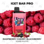 IGET Bar Pro Raspberry Cherry Blackberry 10000 Puffs