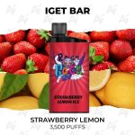 IGET Bar Strawberry Lemon 3500 Puffs