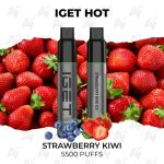 IGET Hot Strawberry Kiwi 5500 Puffs