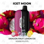 IGET Moon Dragon Fruit Lemon Ice K5000 Puffs