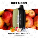 IGET Moon Orange Peel Apple Ice K5000 Puffs