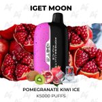 IGET Moon Pomegranate Kiwi Ice K5000 Puffs