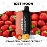 IGET Moon Strawberry Orange Green Ice K5000 Puffs