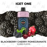IGET One Blackberry Cherry Pomegranate 12000 Puffs