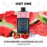 IGET One Strawberry Watermelon Ice 12000 Puffs