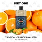 IGET One Tropical Orange Monster 12000 Puffs