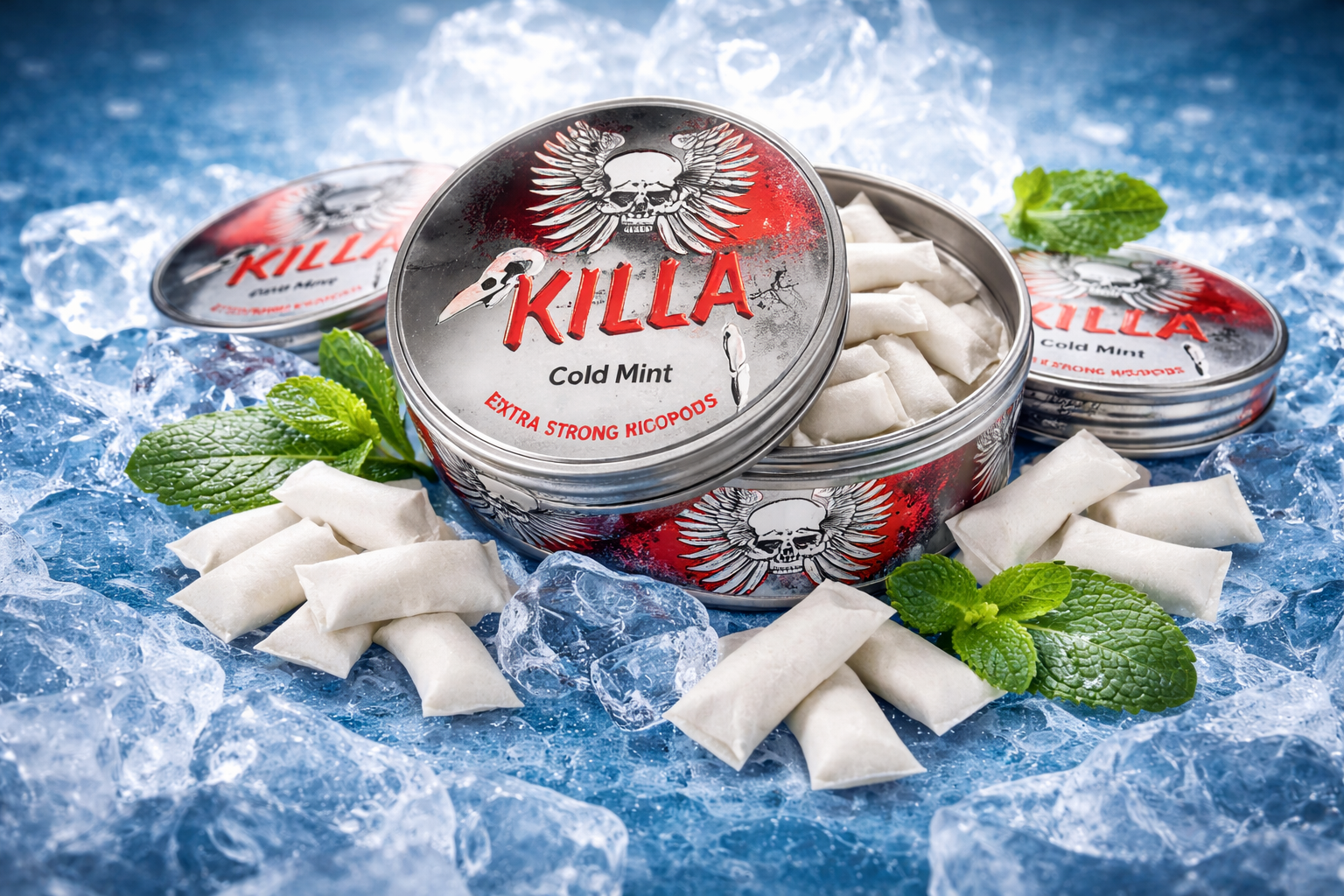 Killa cold mint nicotine pouches