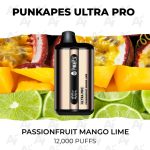 Punkapes Ultra Pro Passionfruit Mango Lime 12000 Puffs