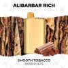 Alibarbar rich 8000 puffs smooth tobacco