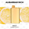 Alibarbar rich 8000 puffs solo