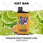 IGET Bar Passion Fruit Mango Lime 3500 Puffs