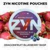 Zyn nicotine pouches dragonfruit blueberry rasp