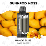 GunnPod Moss Mango Bliss 8000 Puffs