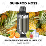 GunnPod Moss Pineapple Orange Guava Ice 8000 Puffs