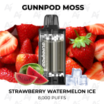 GunnPod Moss Strawberry Watermelon Ice 8000 Puffs