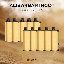 10 PCS Alibarbar Ingot 30000 Puffs