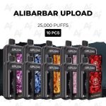 10 PCS - Alibarbar Upload  25000 Puffs