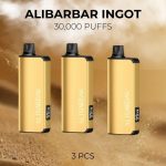 3 PCS - Alibarbar Ingot 30000 Puffs