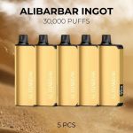 5 PCS - Alibarbar Ingot 30000 Puffs