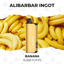 Alibarbar ingot banana 15.000 puffs