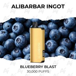 Alibarbar ingot blueberry blast 30000 puffs