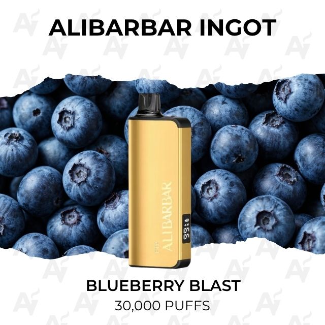 Alibarbar ingot blueberry blast 30000 puffs