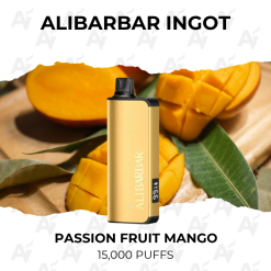 Alibarbar ingot passion mango 15.000 puffs