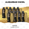 10 PCS – Alibarbar Swirl 13000 Puffs
