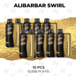 10 PCS – Alibarbar Swirl 13000 Puffs