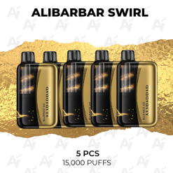 5 PCS – Alibarbar Swirl 13000 Puffs