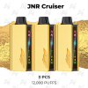 3 PCS JNR Cruiser 12000 Puffs