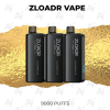 3 PCS ZLOADR V9000 Puffs